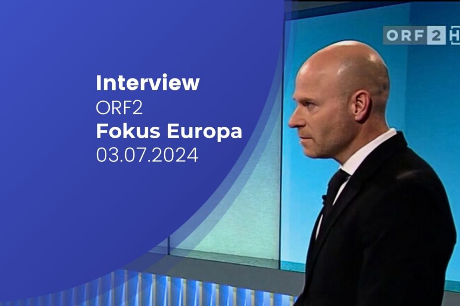 Paul Schmidt im "Fokus Europa" Interview auf ORF2 zum Thema Rechtsruck in Europa