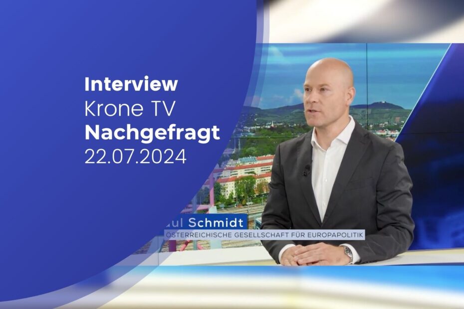 Paul Schmidt, im Puls24 NEWS Interview